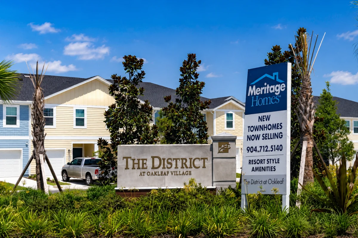 The District at Oakleaf shopping area in Clay County, Florida